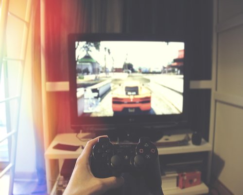 Contemporary gaming console demonstration