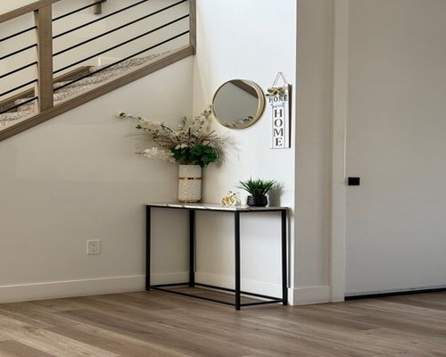 Dining and contemporary console setup